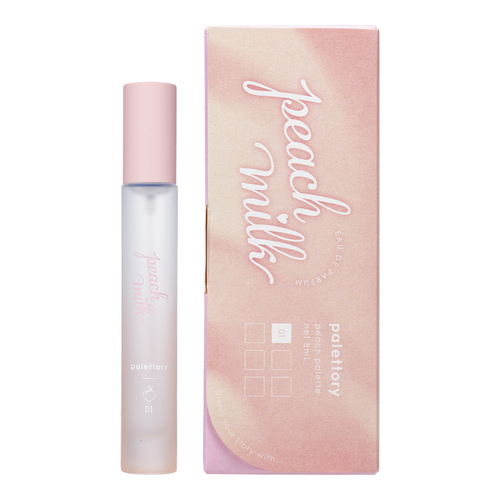 パレットリー ピーチパレット オードパルファム 01 愛されピーチミルク 8mL