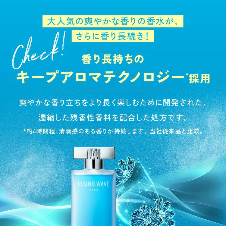 ライジングウェーブ フリー ライトブルー オードトワレ スヌーピーデザイン 50mL 