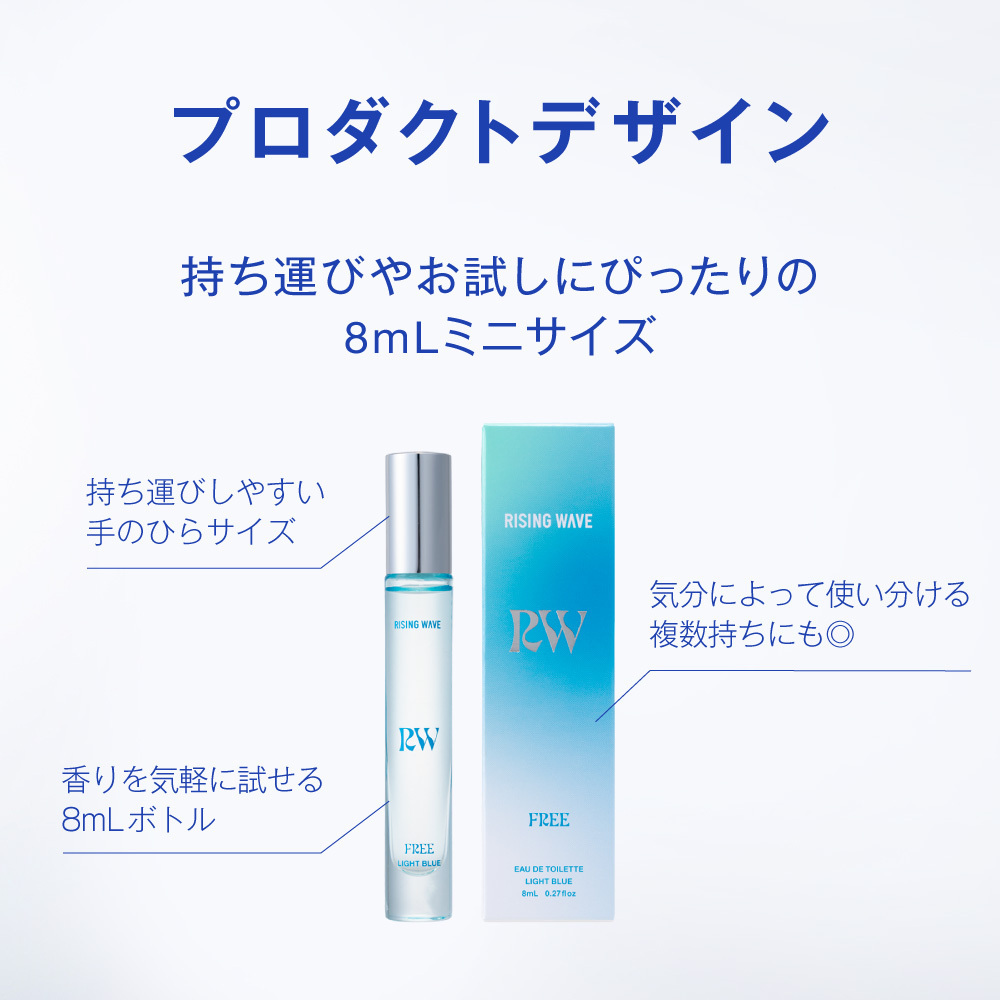 【予約商品】ライジングウェーブ フリー サンセットピンク オードトワレ MINI 8mL