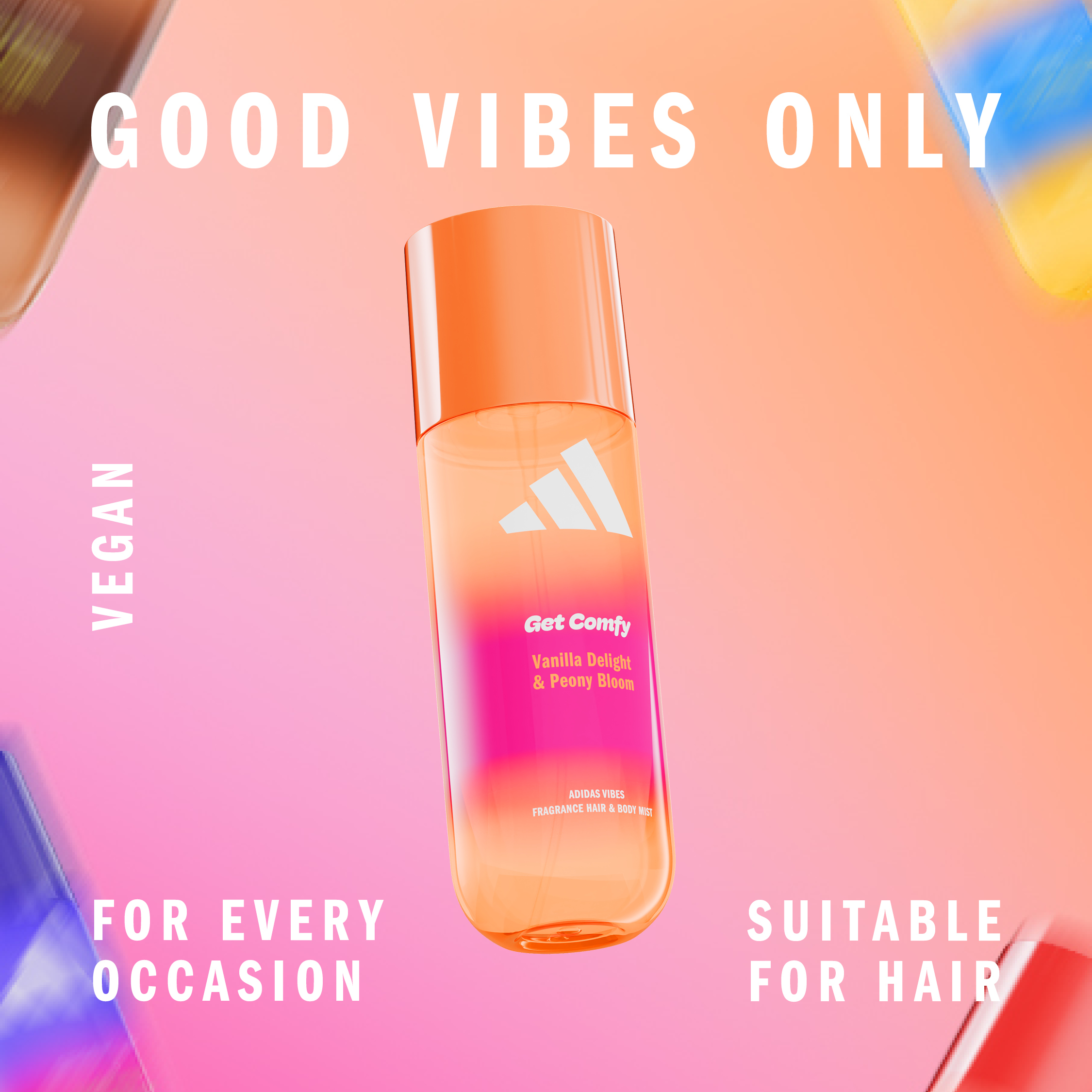 アディダス バイブス ヘア＆ボディミスト ゲットコンフィー 150mL