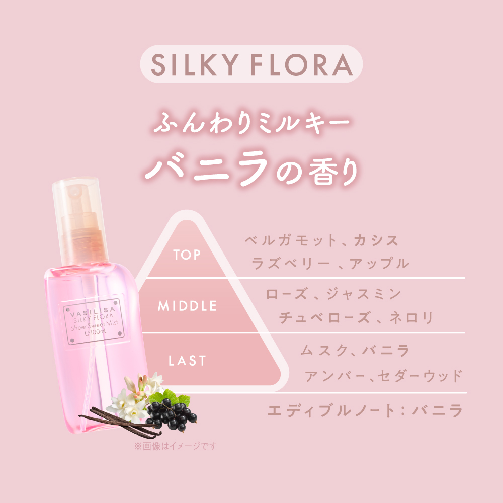 ヴァシリーサ シルキー フローラ シアースウィートミスト 100mL