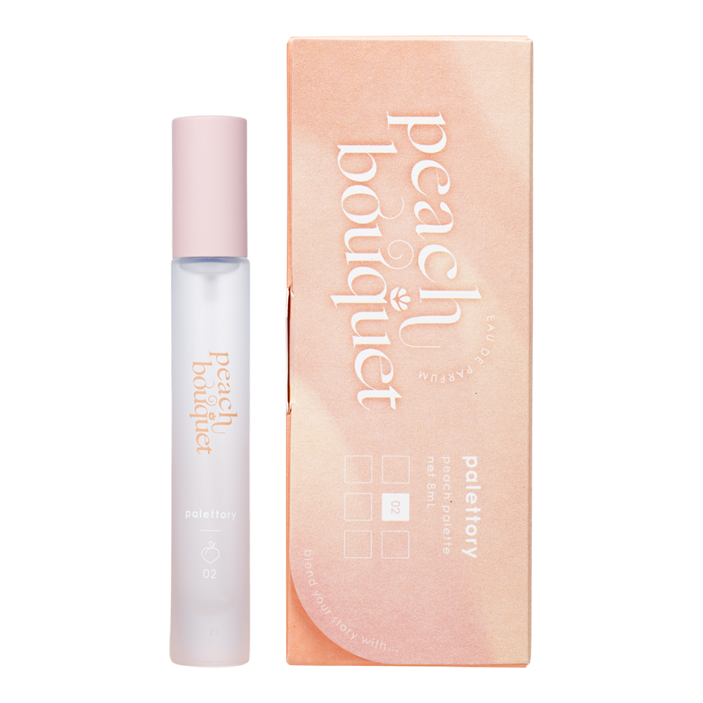パレットリー ピーチパレット オードパルファム 02 儚げピーチブーケ 8mL