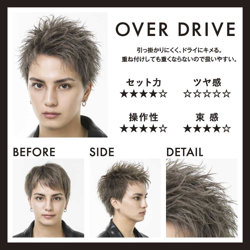 【ストリートファイターコラボ】オーシャントリコ ヘアワックス オーバードライブ 80g