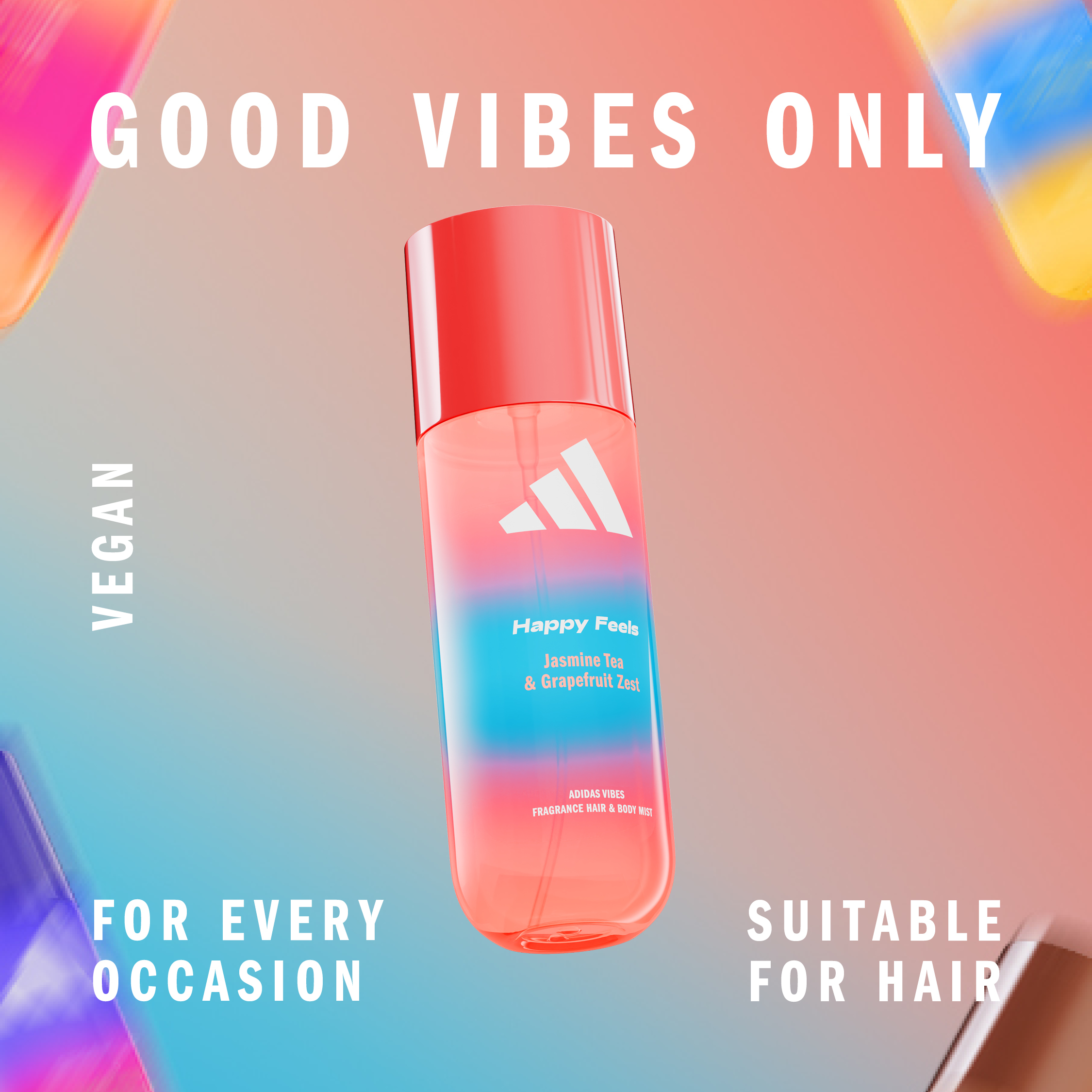 アディダス バイブス ヘア＆ボディミスト ハッピーフィールズ 150mL