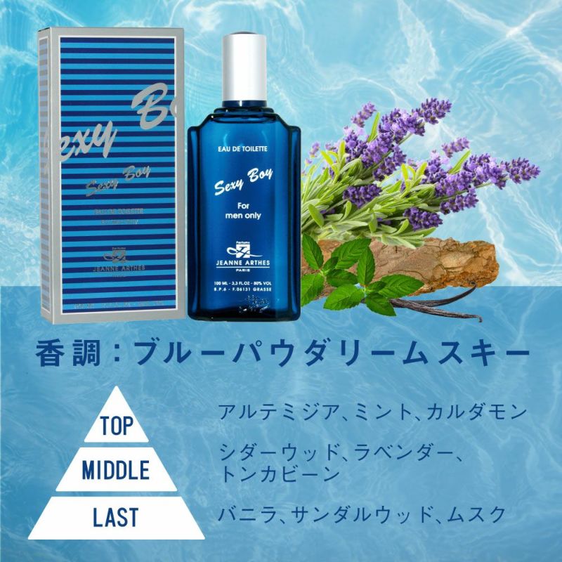ジャンヌ・アルテス セクシーボーイ オードトワレ 100mL