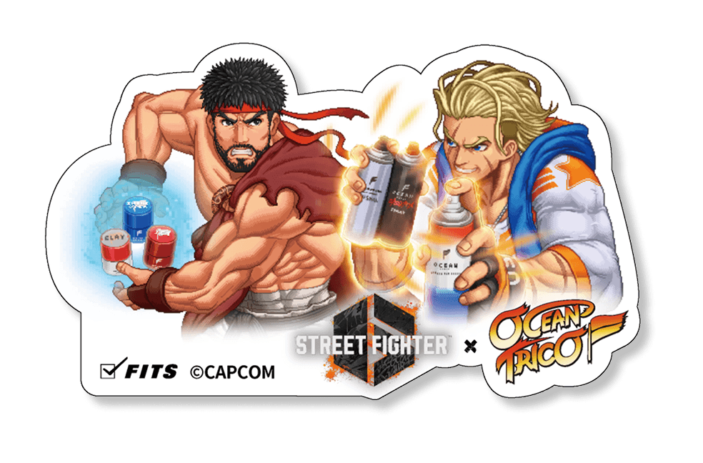 STREET FIGHTER 6 × OCEAN TRICO ステッカー