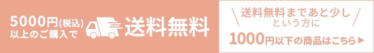 5000円(税込)以上送料無料／あとちょっとという方に1000円以下の商品はこちら