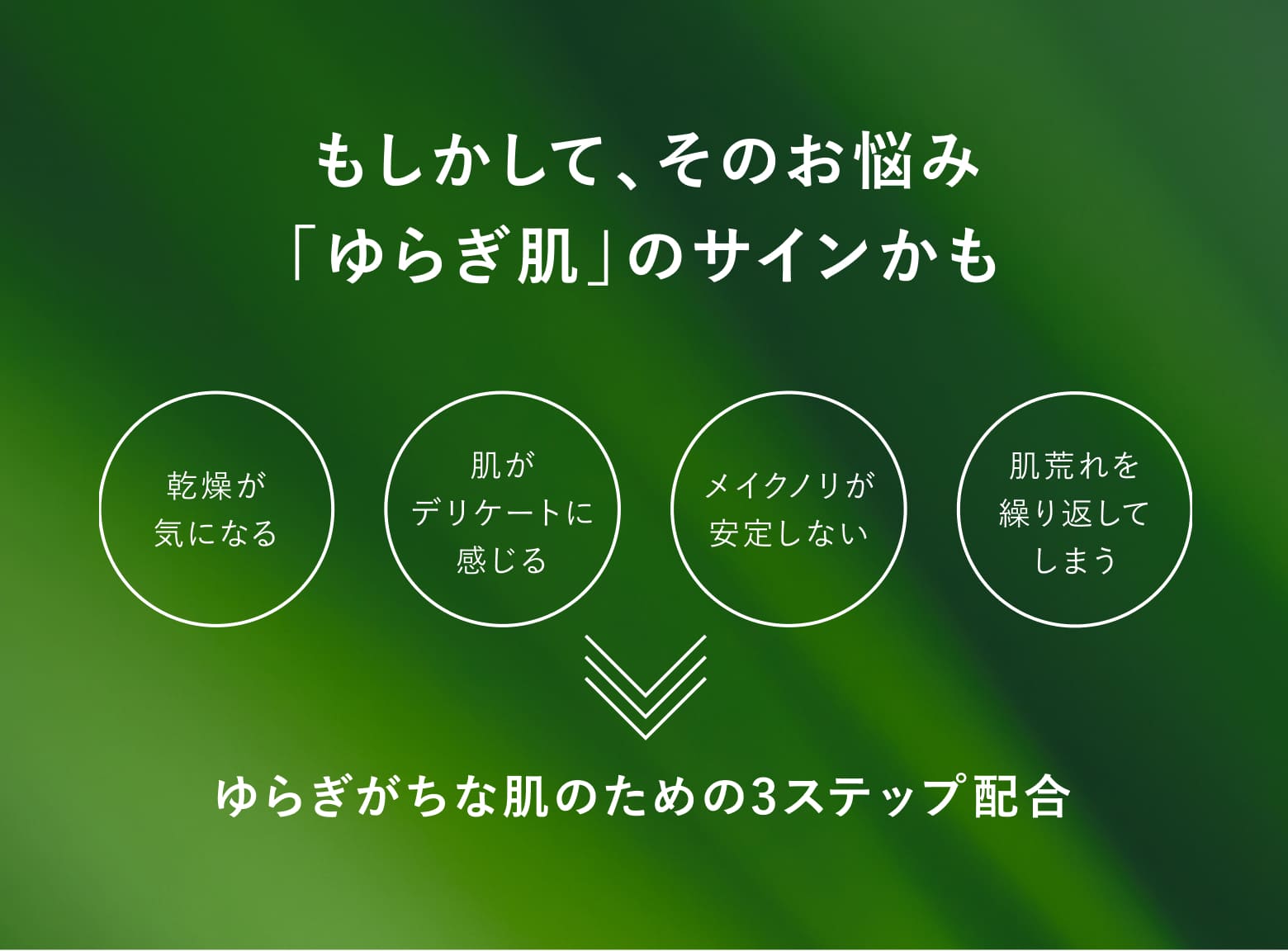 ゆらぎ肌のサインかも