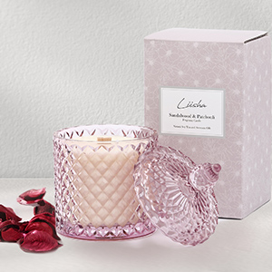 アロマキャンドル（サンダルウッド＆パチョリ）