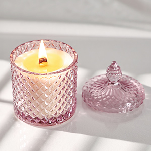 アロマキャンドル（サンダルウッド＆パチョリ）