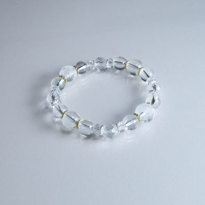 浄化・運気上昇 ＊ 祈祷ブレスレット 玻璃 -hari-〈四神守護〉