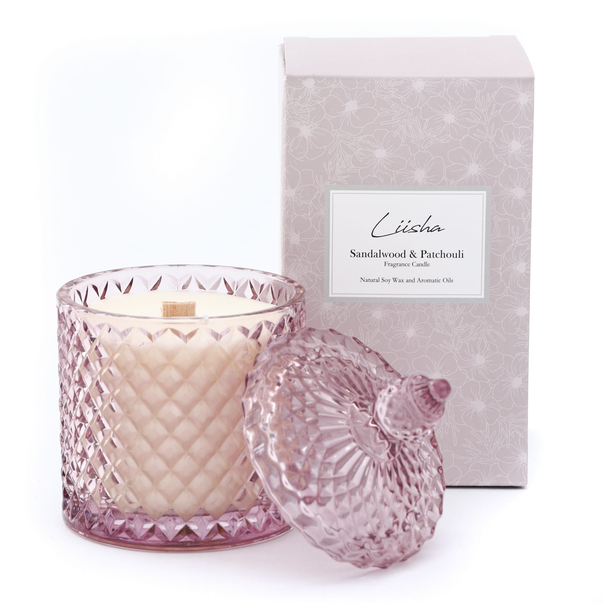 アロマキャンドル（サンダルウッド＆パチョリ）