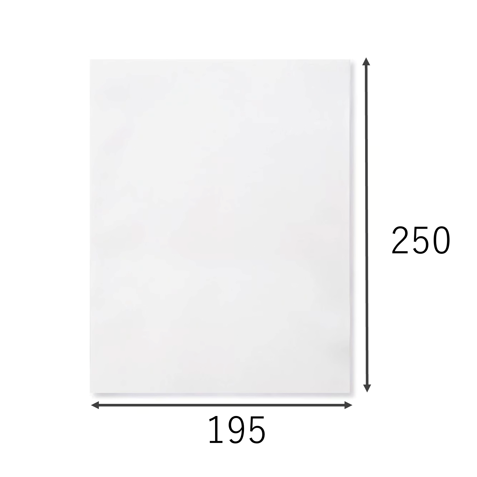 紙平袋 白 S 4,800枚（200枚×24束） HBS-S