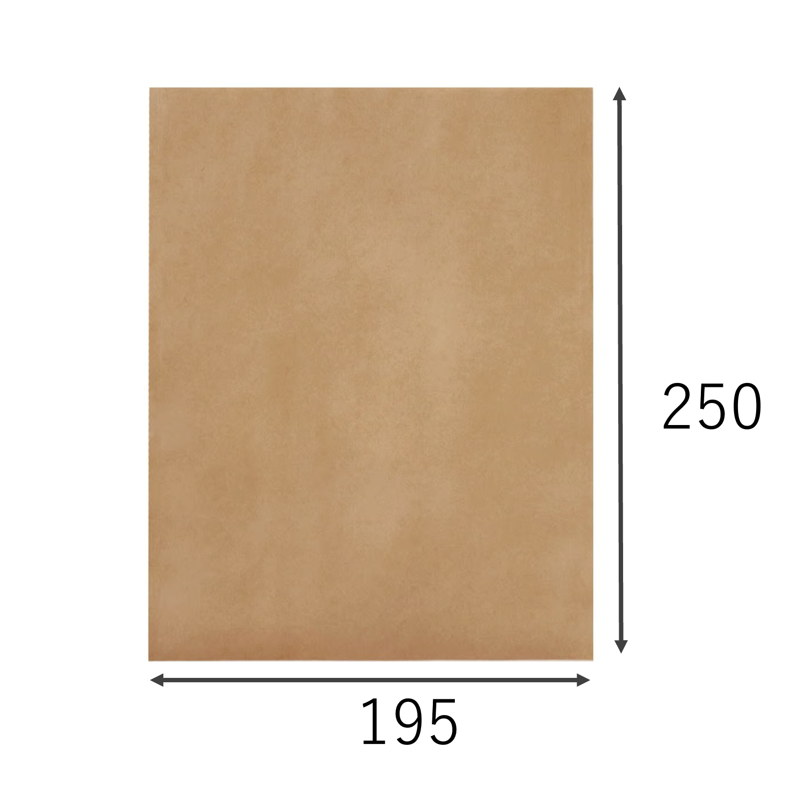 紙平袋 茶 S 4,800枚（200枚×24束） HBC-S