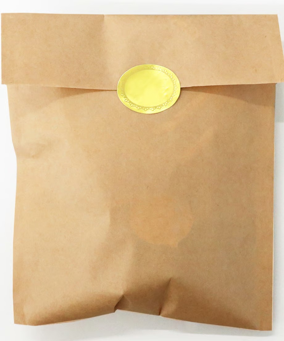 紙平袋 茶 3S 12,000枚（200枚×60束） HBC-3S