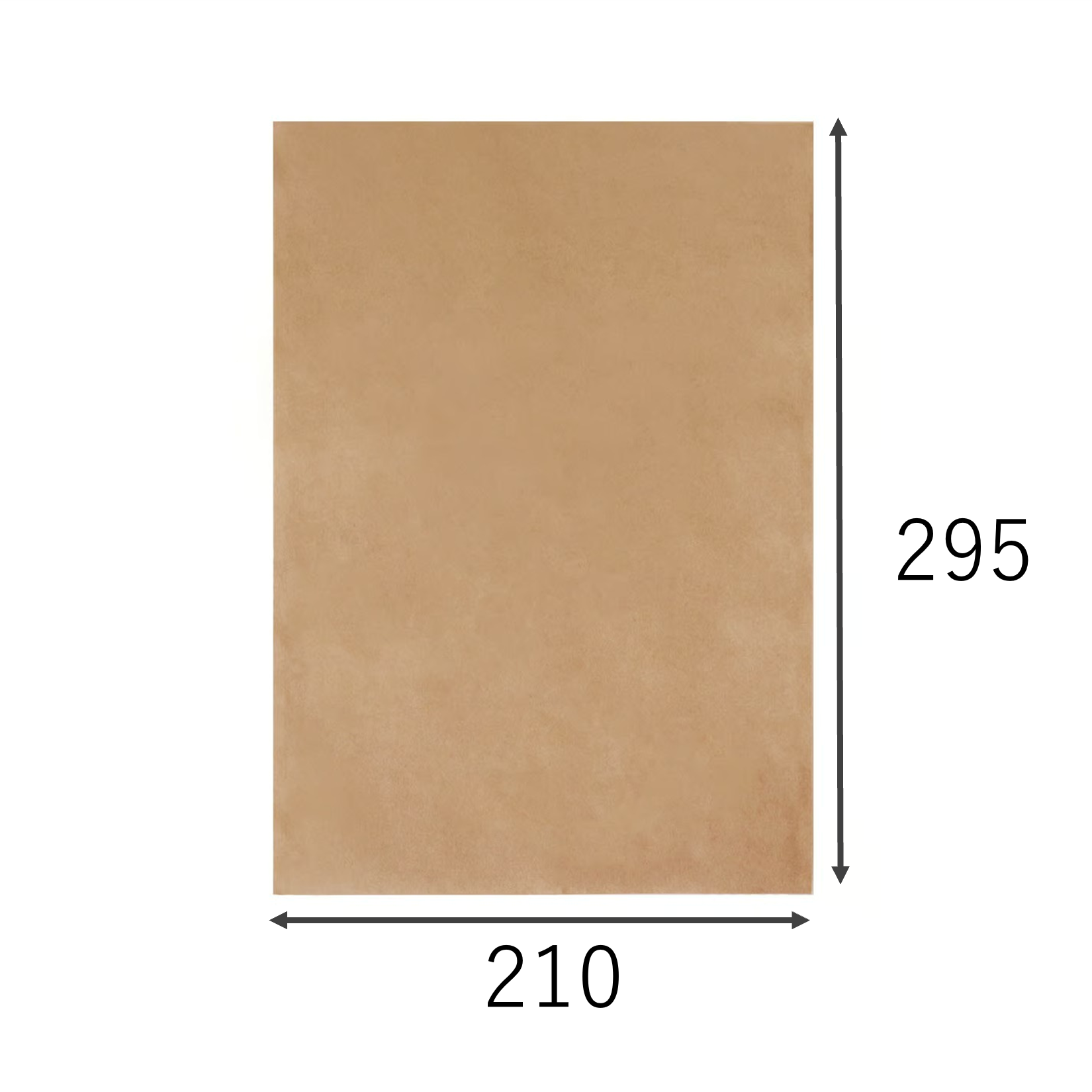 紙平袋 茶 M 3,600枚（200枚×18束） HBC-M