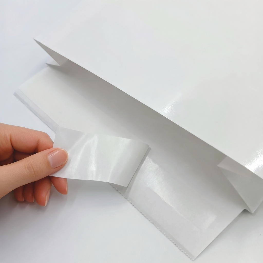 スーパーバッグ コーティング宅配袋 大 白 1000枚