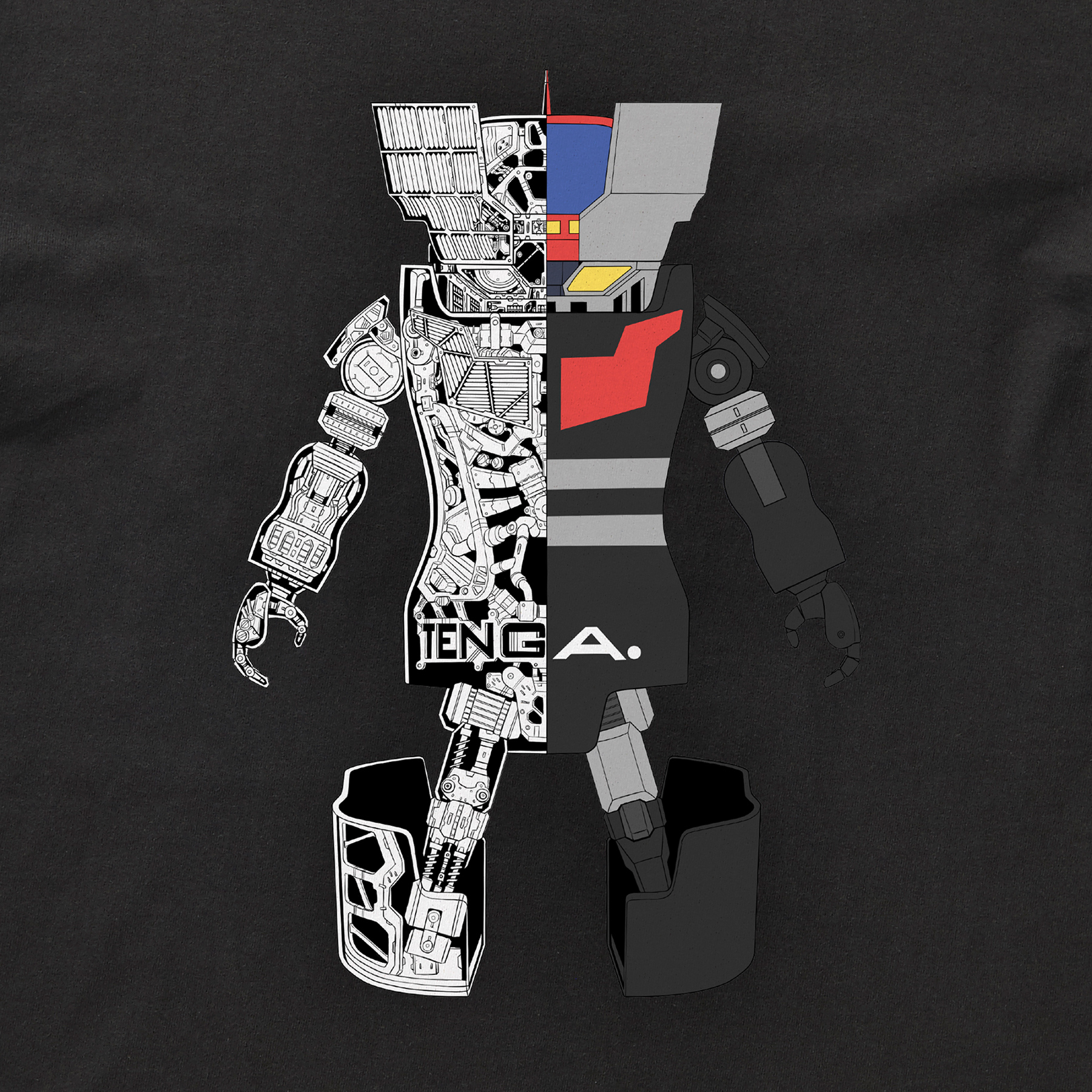 TENGA ROBO Tee【MAZINGER Z Collaboration】BLACK サイズ: XL