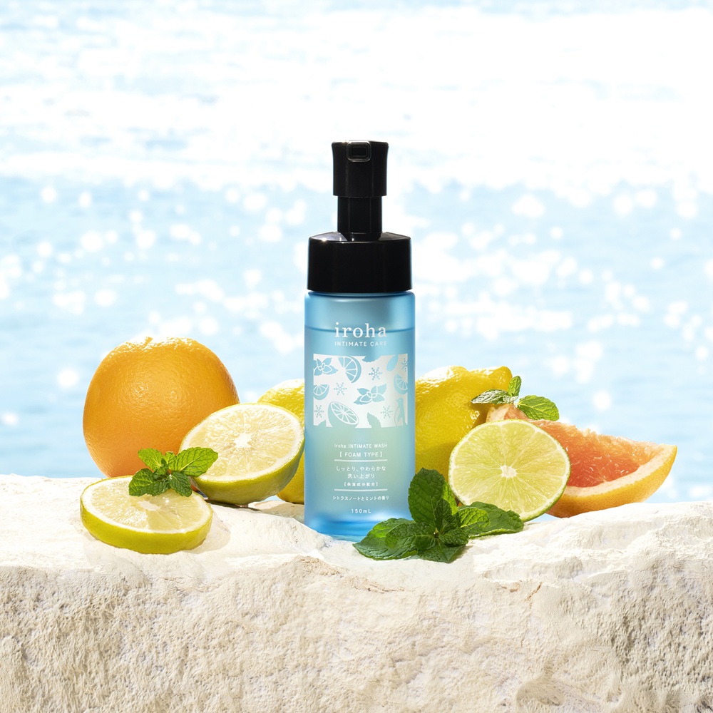 iroha INTIMATE WASH 【 FOAM TYPE 】シトラスノートとミントの香り