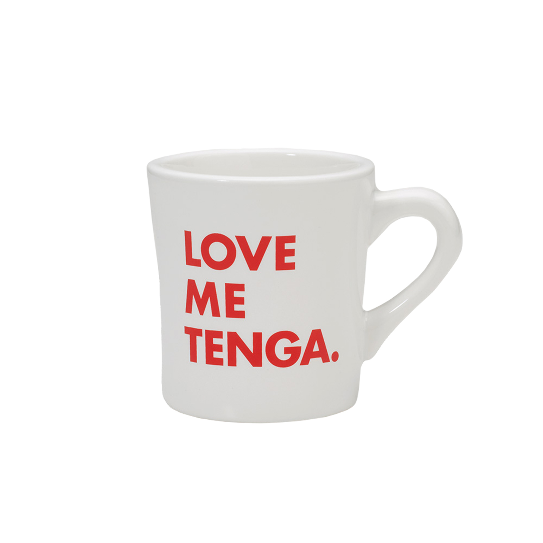 LOVE ME TENGA マグカップ White/Red カラー: ホワイト