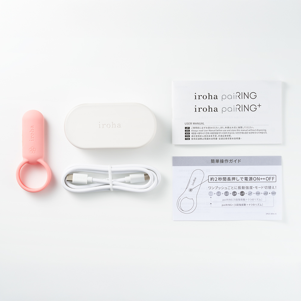 iroha paiRING CORAL PINK