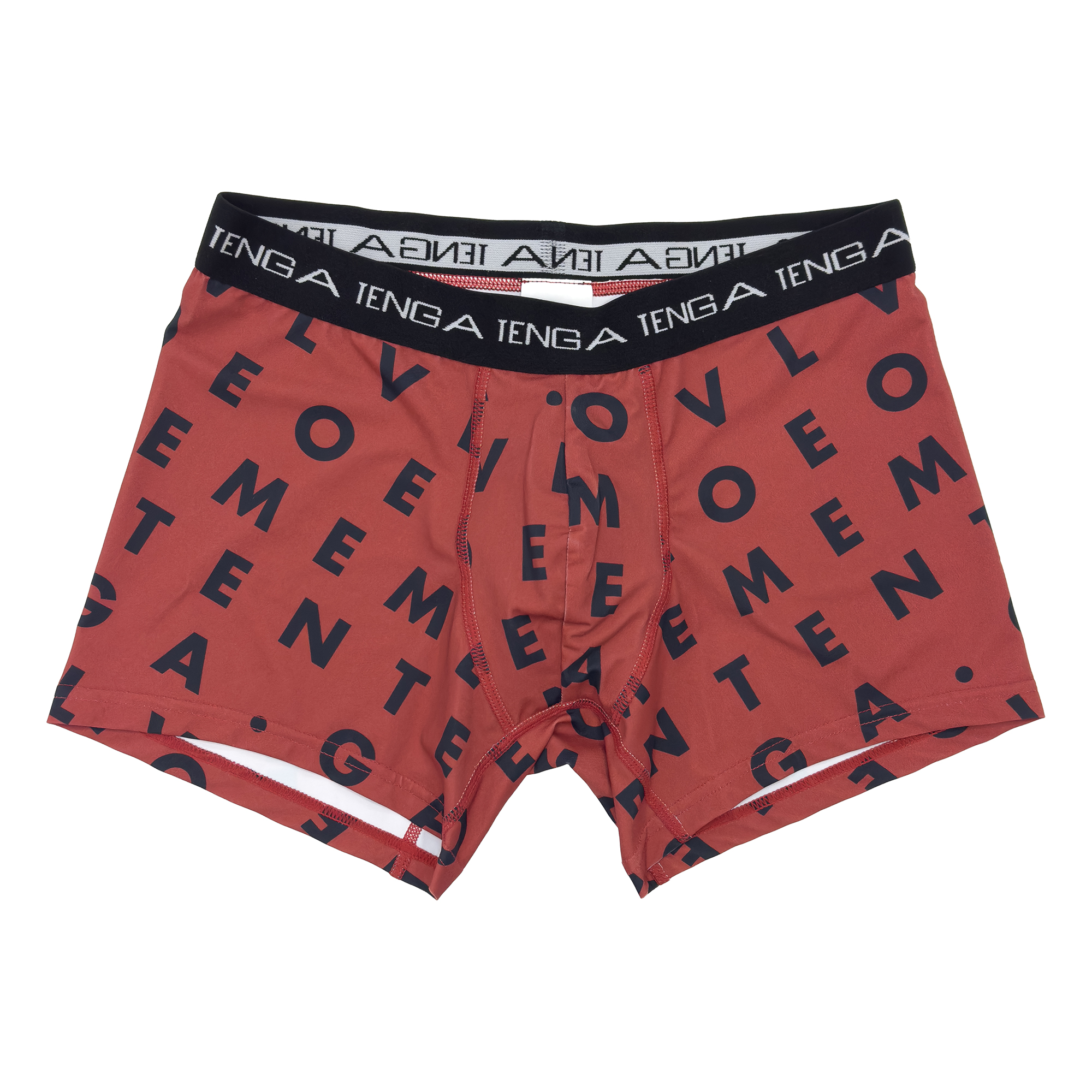 LOVE ME TENGA. BOXER PANTS RED/BLACK カラー: レッド, サイズ: L