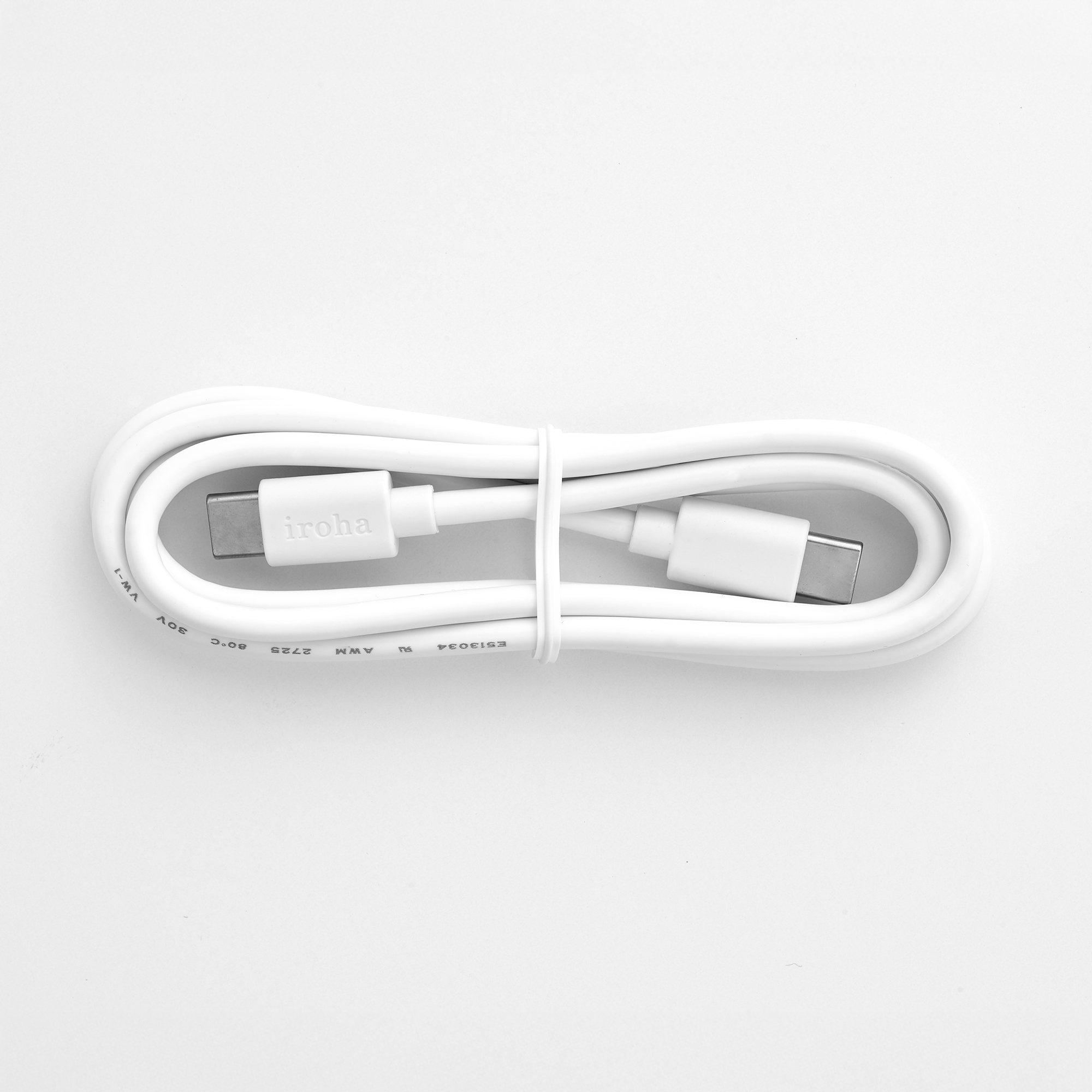 irohaシリーズ 充電ケーブル WH（USB-C/USB-C)