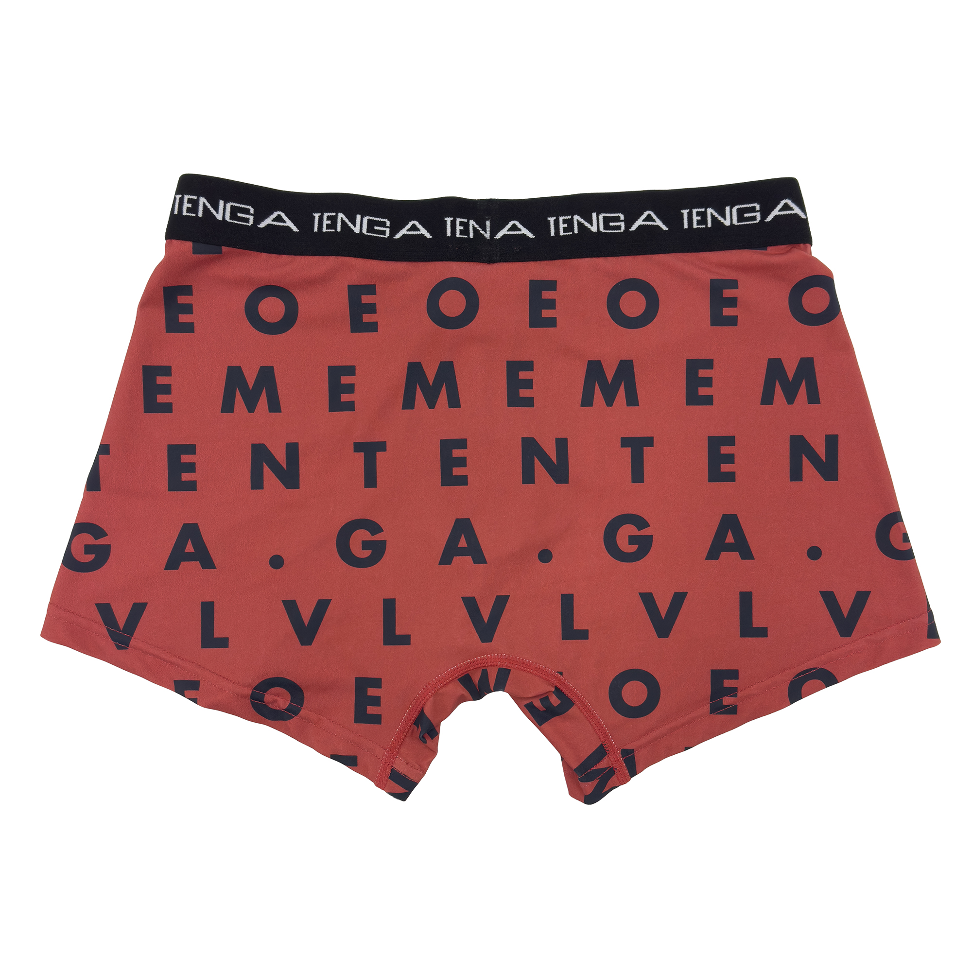 LOVE ME TENGA. BOXER PANTS RED/BLACK カラー: レッド, サイズ: L