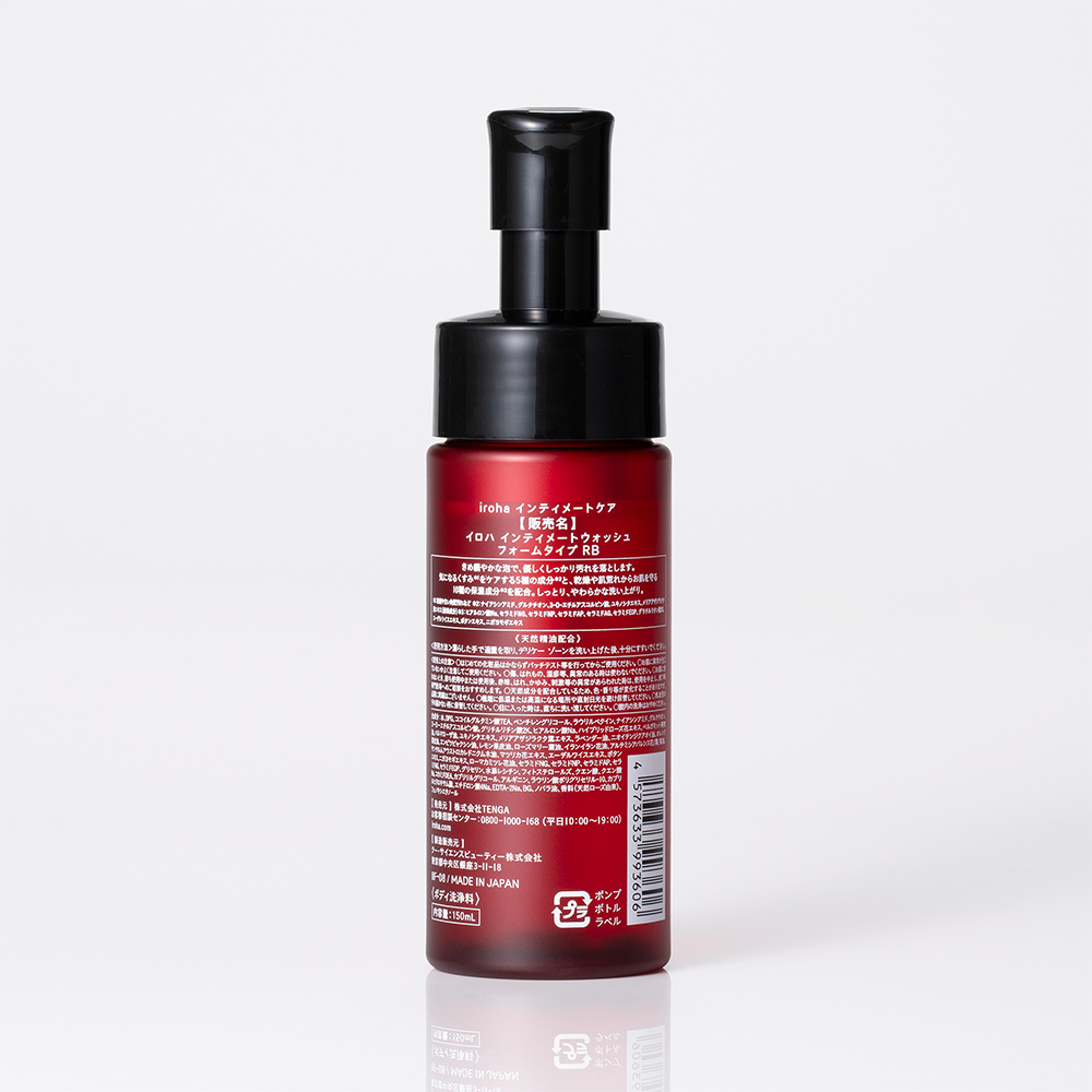 iroha INTIMATE WASH 【 FOAM TYPE 】ローズブルームの香り