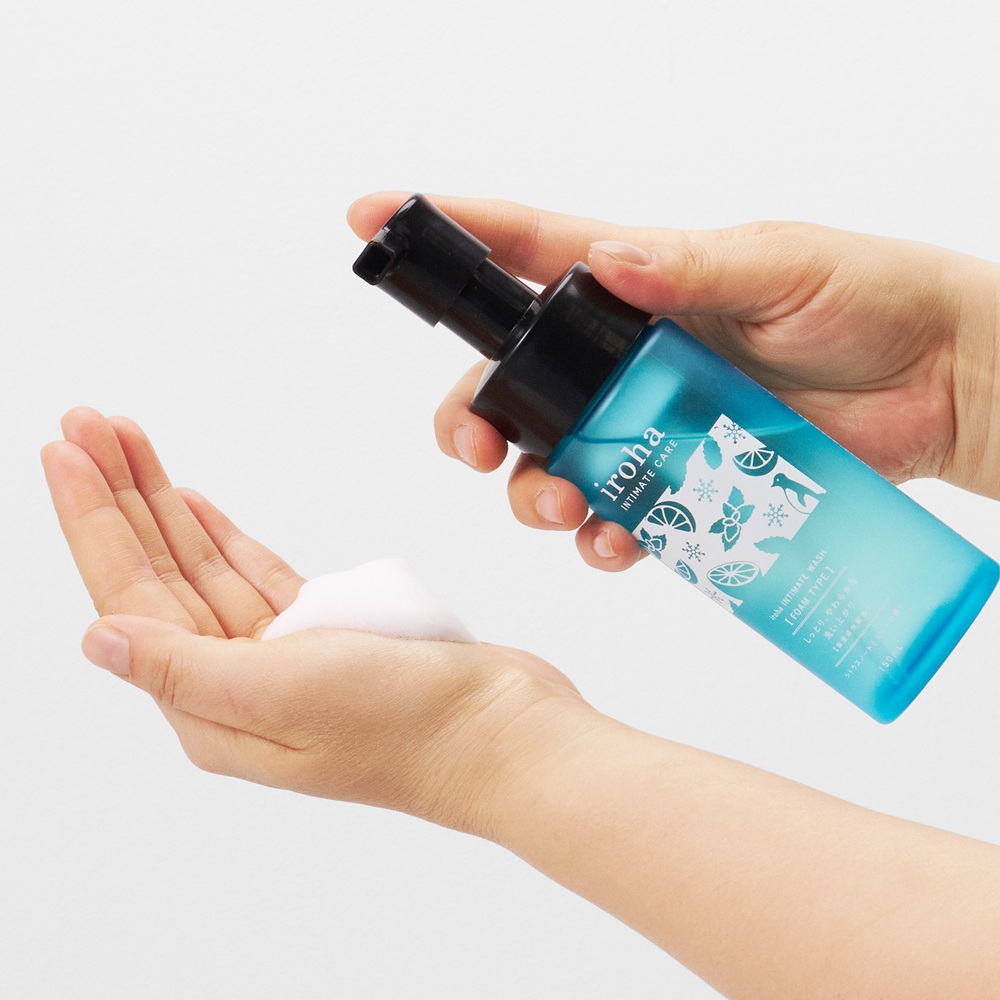iroha INTIMATE WASH 【 FOAM TYPE 】シトラスノートとミントの香り