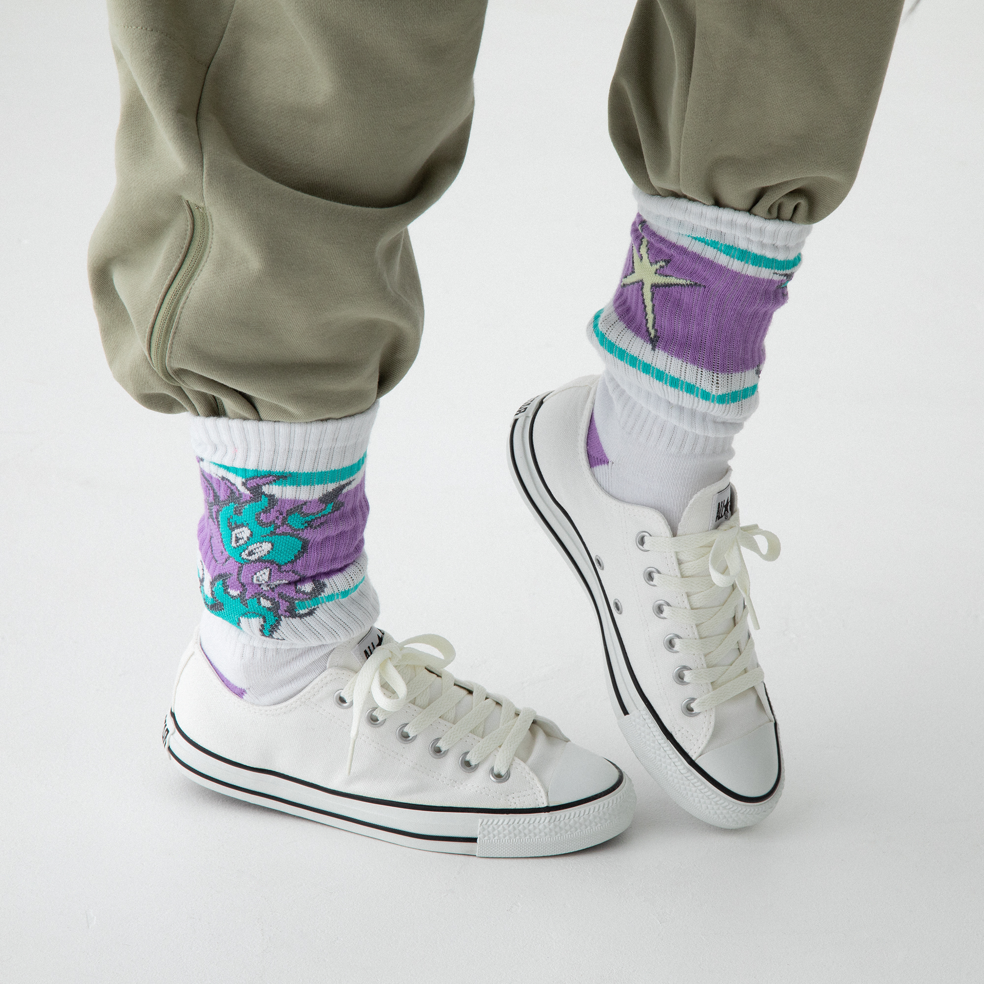 田中かえ Jacquard Socks