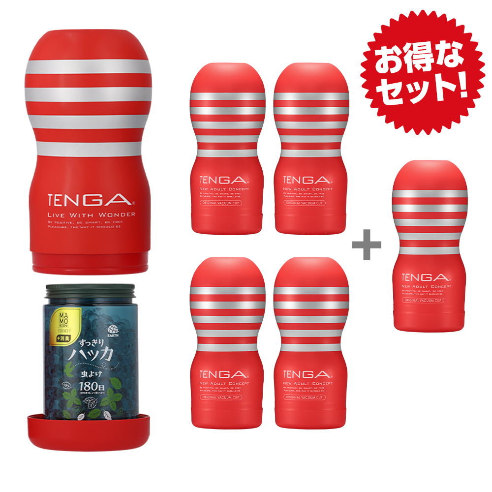 アース虫よけ おくだけＴＥＮＧＡ＋オリジナルバキューム・カップ 4本+1本付きお得セット