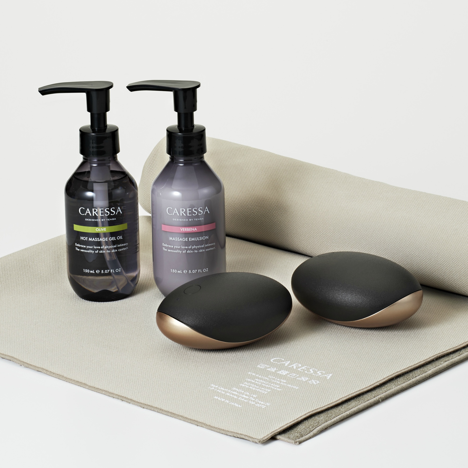 CARESSA HOME SPA EMULSION SET（ベージュ） CARESSA HOME SPA EMULSION SET（ベージュ）