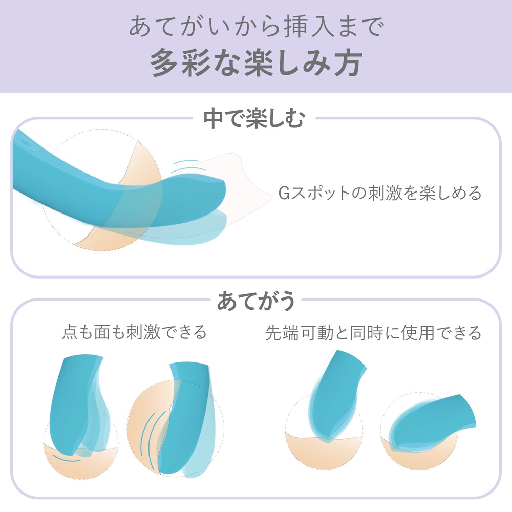 irohaスタッフ厳選4点セット【上下に動く挿入アイテム+あてがうアイテム+潤滑ジェル+クリーナー】（カラーと潤滑ジェルが選べる）の画像 2