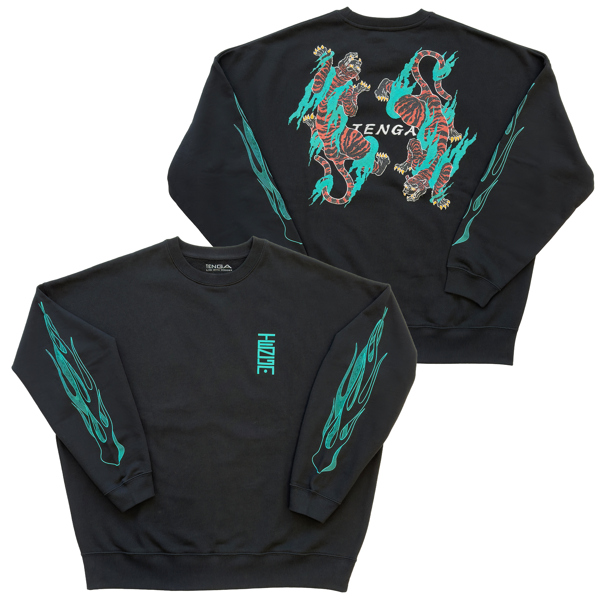 Burning Tiger Sweat L/M サイズ: L