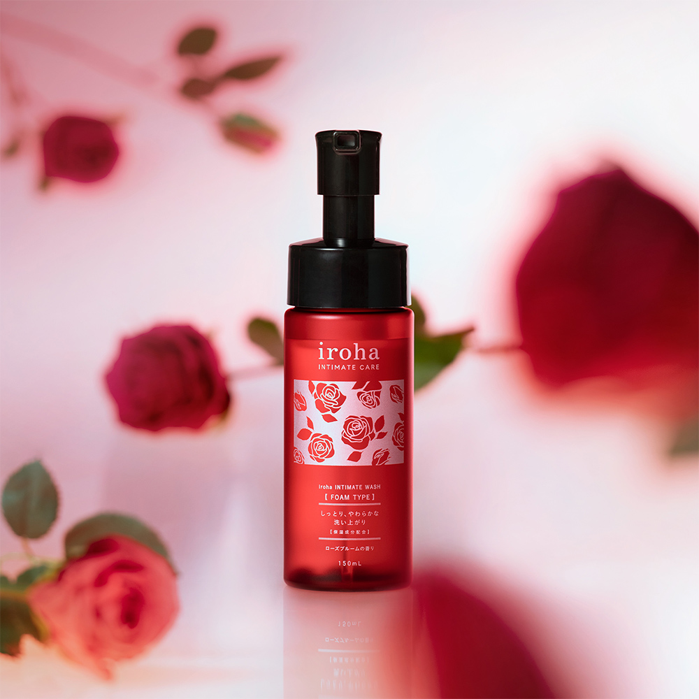 iroha INTIMATE WASH 【 FOAM TYPE 】ローズブルームの香り