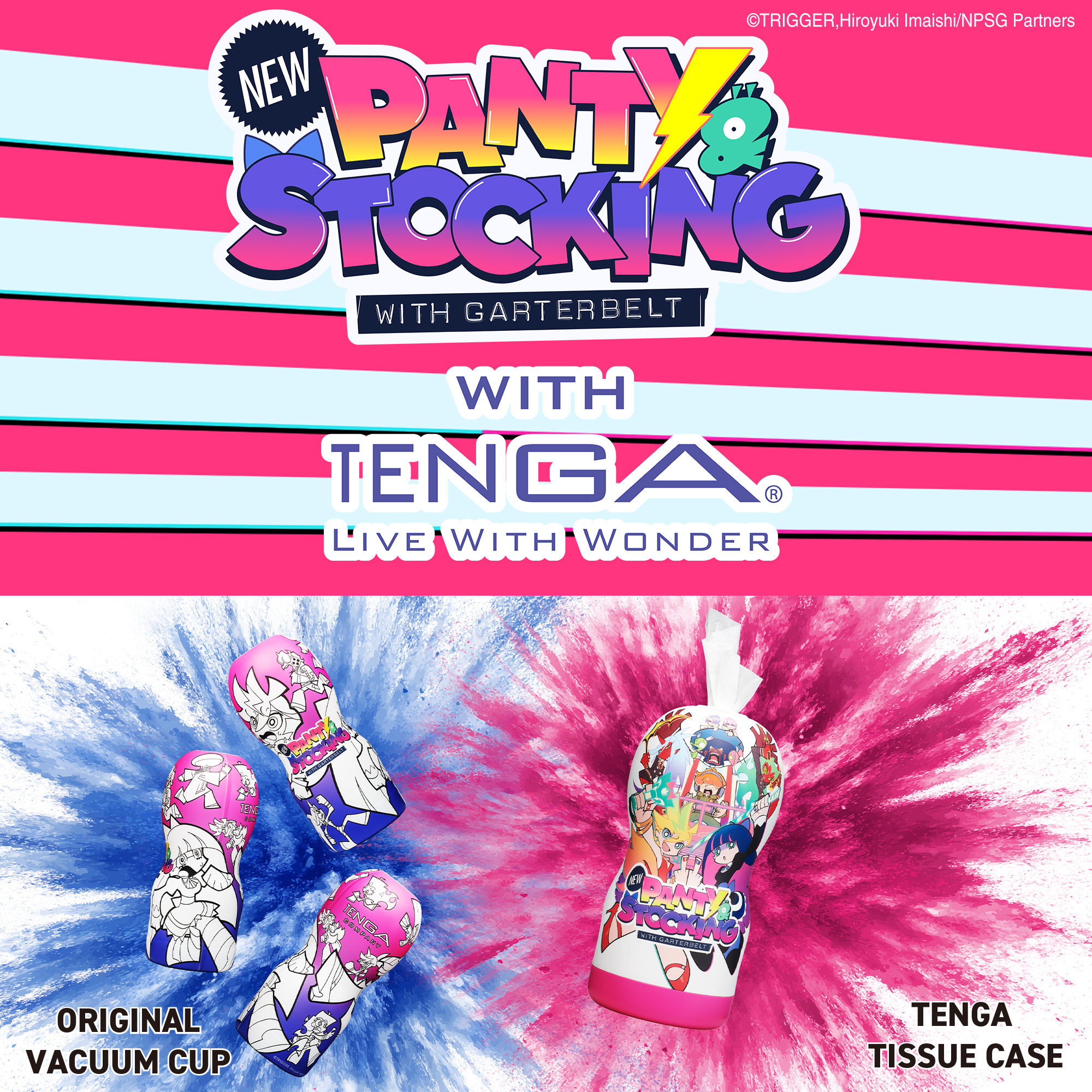 New PANTY & STOCKING with GARTERBELT Special Collaboration TENGA CUP