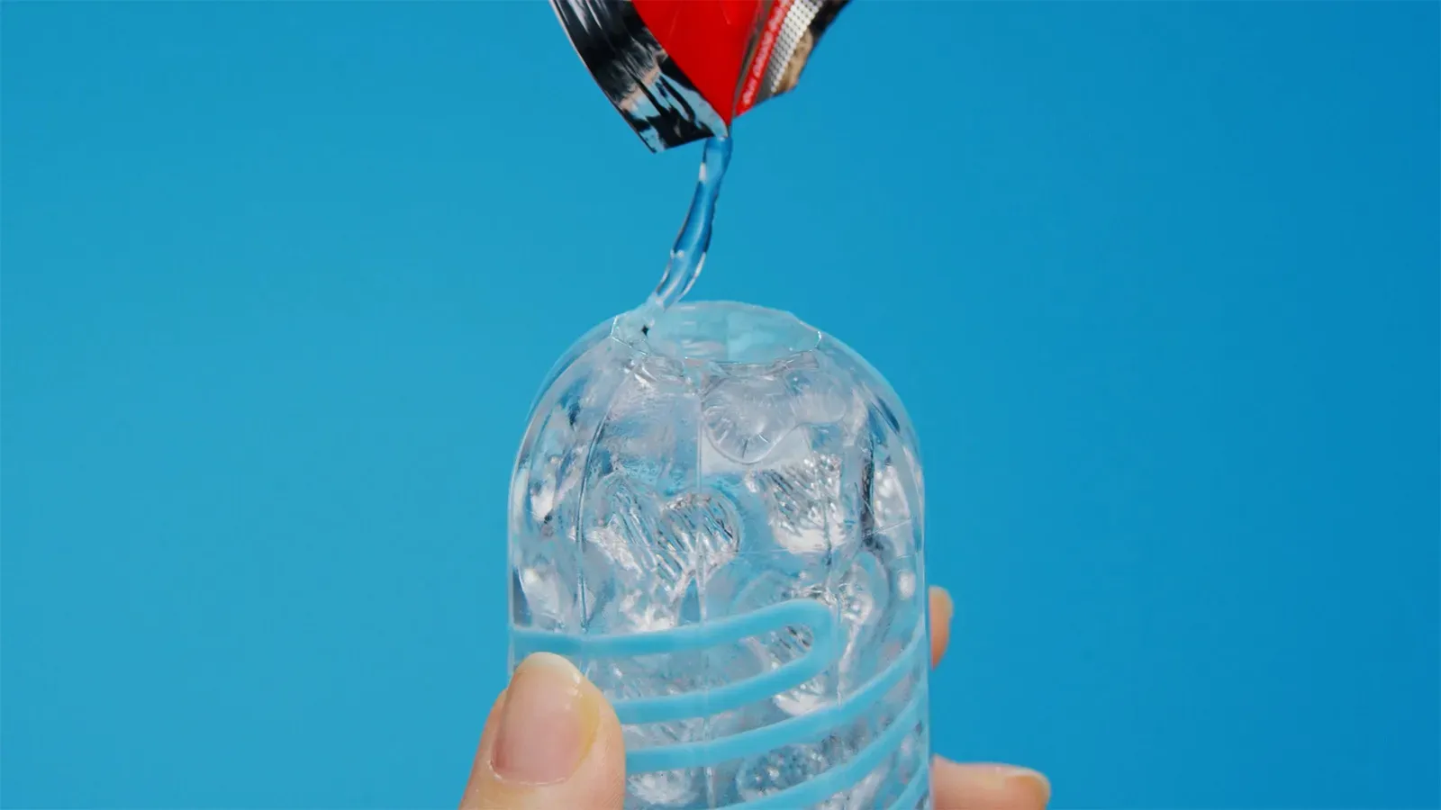 ローションを塗布する