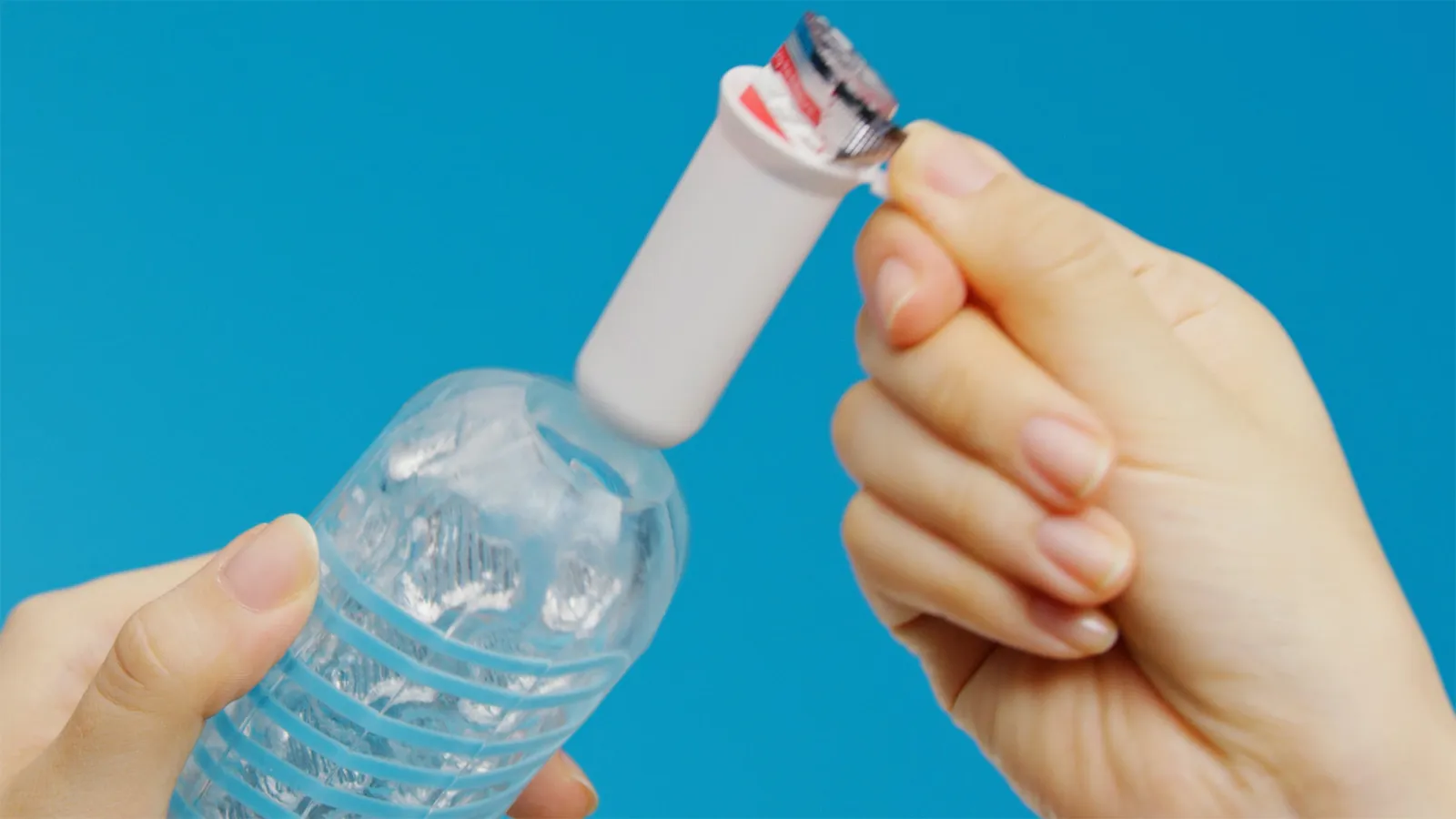 ローションを取り出す