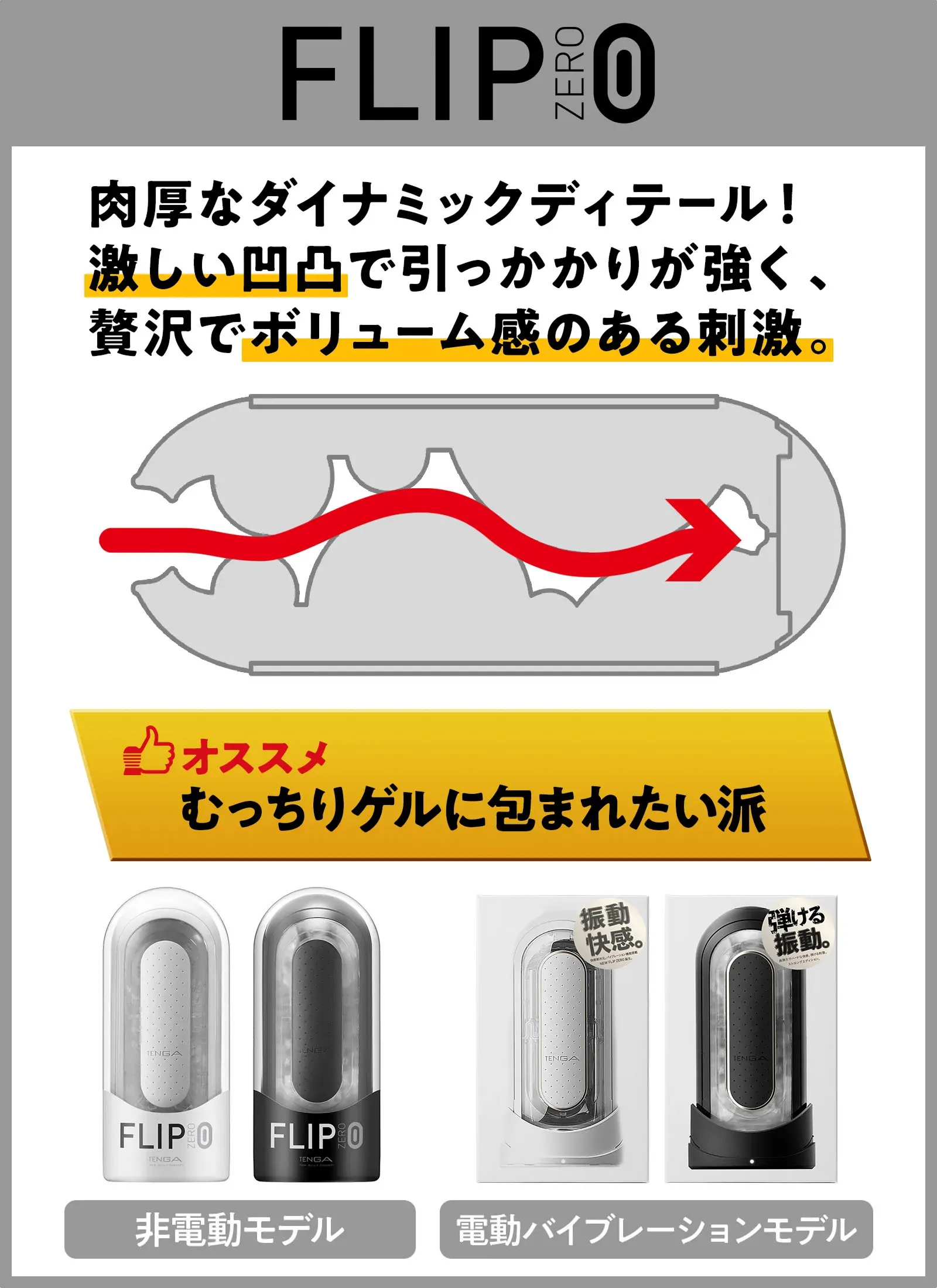 TENGA FLIP 0（ゼロ）／TENGA FLIP 0 BLACK