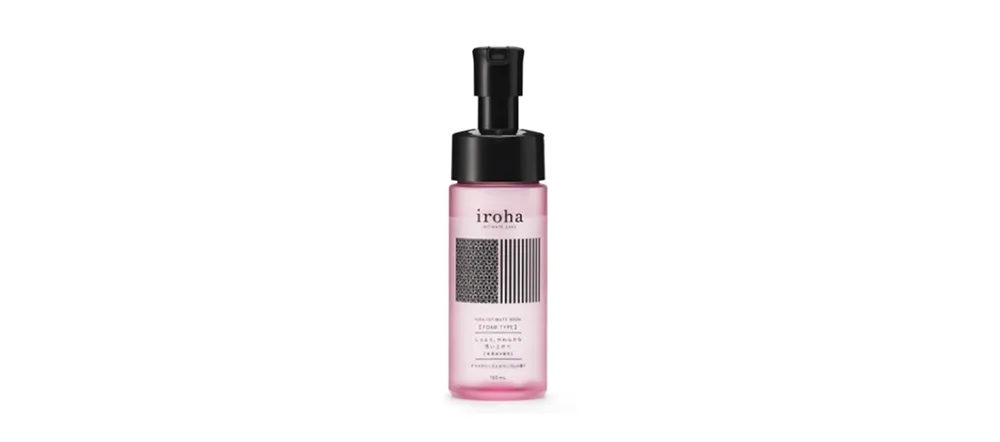 iroha INTIMATE WASH【 FOAM TYPE 】ダマスクローズとゼラニウムの香り