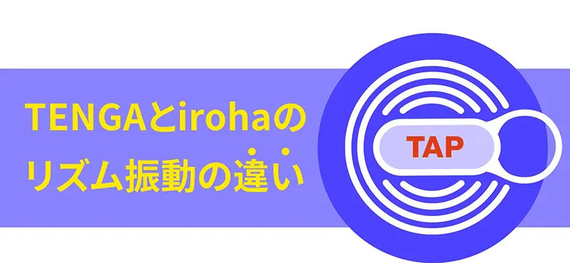 TNEGAとirohaのリズム振動の違い
