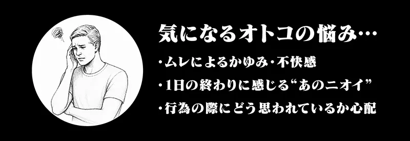 気になるオトコの悩み…