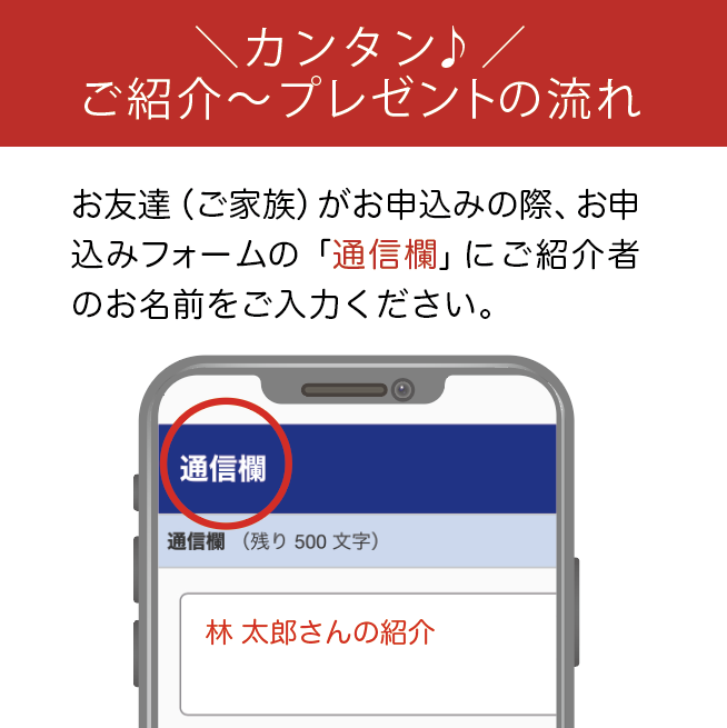 紹介キャンペーン