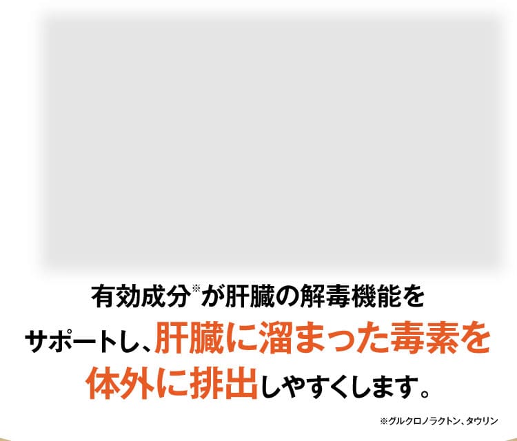 有効成分が肝臓の解毒機能をサポート｜肝臓パワフル習慣