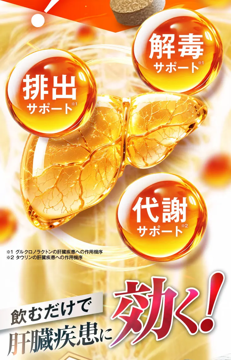 3つサポート｜肝臓パワフル習慣