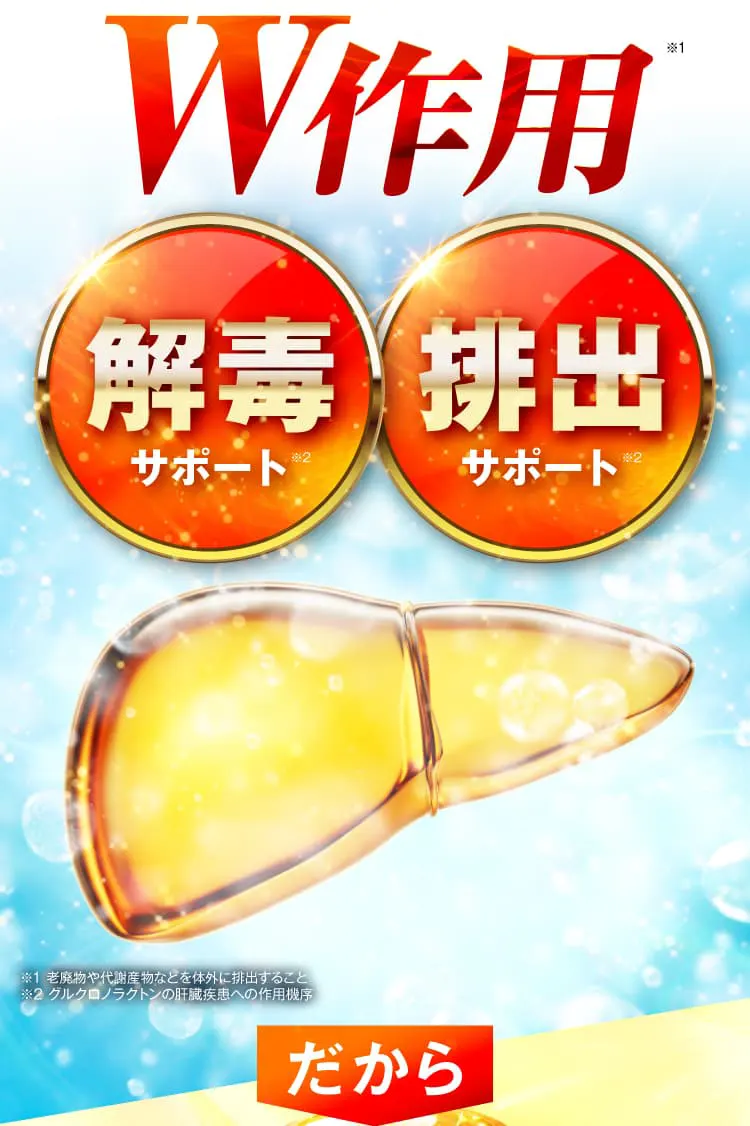 W作用｜肝臓パワフル習慣