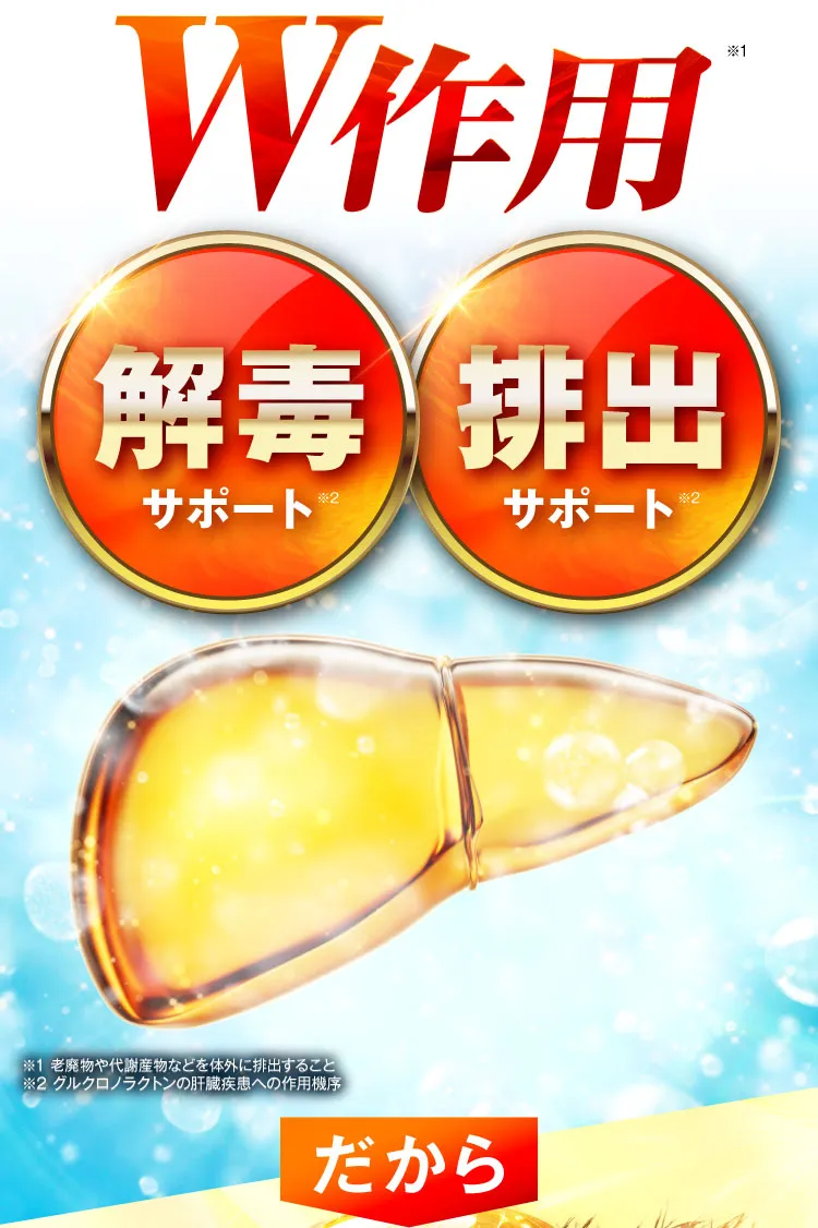 W作用｜肝臓パワフル習慣