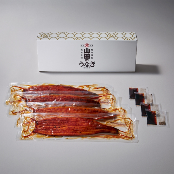 山田水産　うなぎ４匹セット