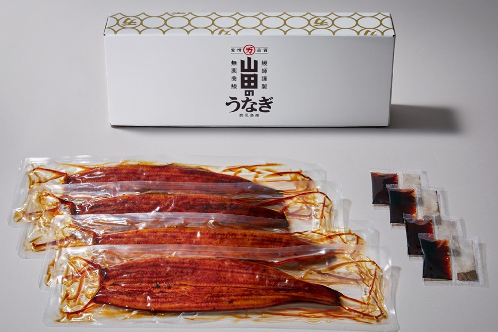 山田水産　うなぎ４匹セット